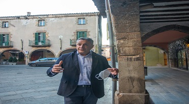 Passejada amb l'alcalde de Sant Joan de les Abadesses, Ramon Roque