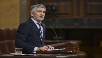 MADRID, 13/11/2024.- El ministro del Interior, Fernando Grande Marlaska, interviene durante la sesión de control al Gobierno que este miércoles celebra el Congreso de los Diputados. EFE/Fernando Villar
 4651#Agencia EFE