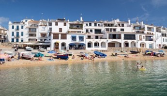 Platja del Port Bo,Calella de Palafrugell. Oscar Dominguez. Arxiu Imatges PTCBG