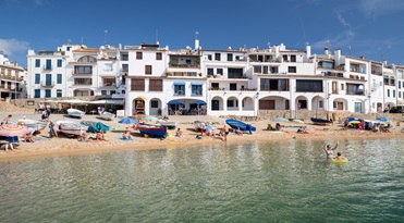 Platja del Port Bo,Calella de Palafrugell. Oscar Dominguez. Arxiu Imatges PTCBG